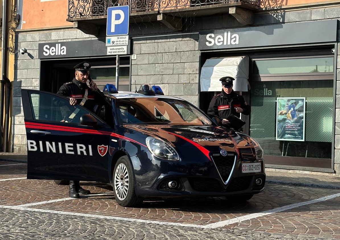 Fermato un bonifico-truffa alla Banca Sella grazie all’intervento di un impiegato