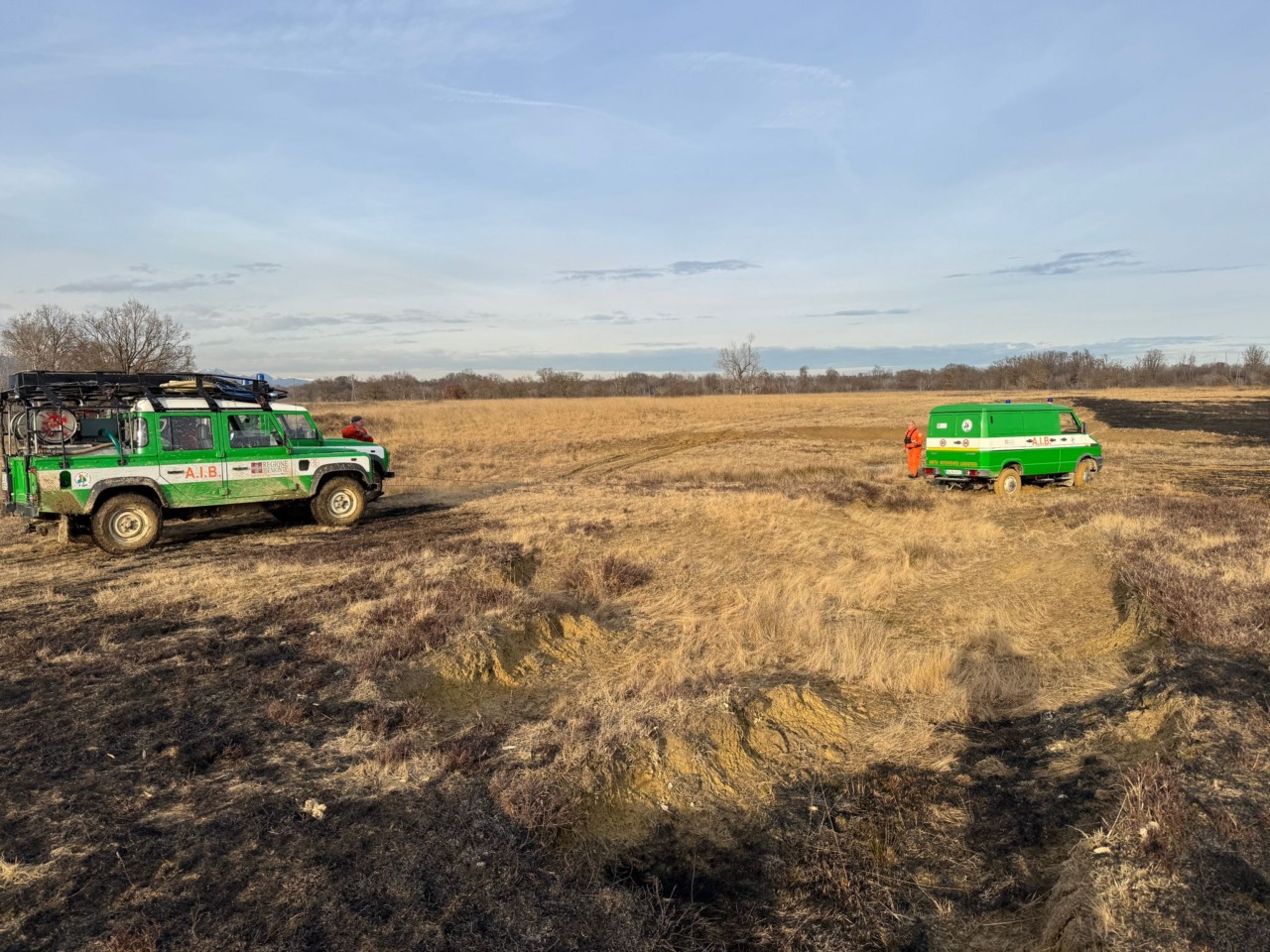 Incendio devasta venti ettari di Baraggia