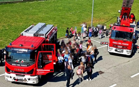 Caserma dei Vigili del Fuoco di Biella: Apertura per i bambini delle elementari