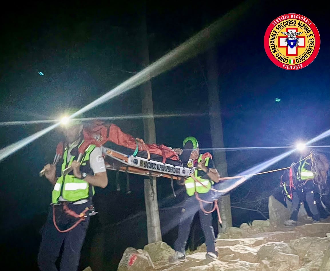 Interventi notturni del Soccorso Alpino in Valle Cervo